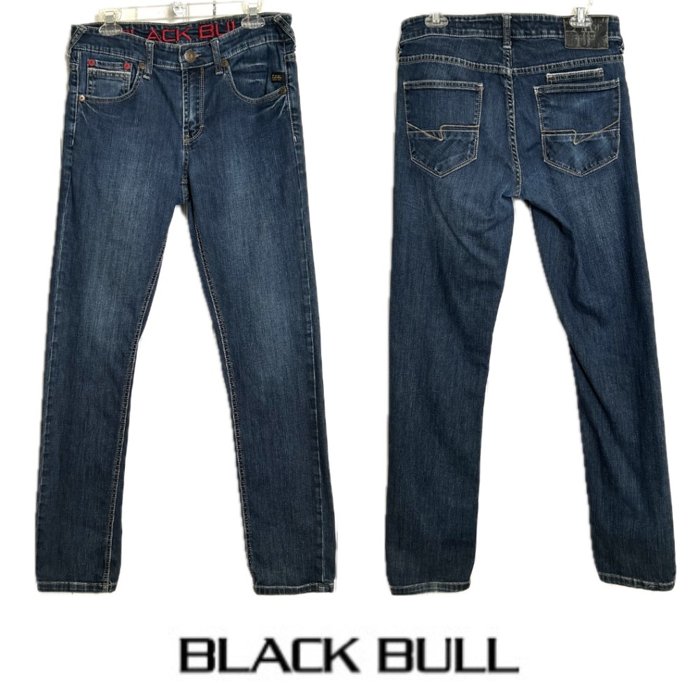 Black Bull ‘Jack’ Slim Fit Jeans with Stretch Size 32x33.5